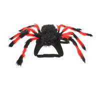 CORHAD Halloween Pet Spider Costume for Cat Dog Giant Spider Theme Reusable Pet Dress up Size m Black Red