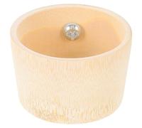 CORHAD Hamster Food Container PET Feeder Easy to Clean Bamboo Feeding Bowl for Hamster and Rabbit in Home