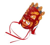 CORHAD Hand-painted Tibetan Opera Mask Lightweight for Comfortable Wear Authentic Vintage Chinese Traditional Opera Mask for Role Play Masquerade Asian Festival and Tribal Cultural