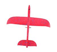 CORHAD Hand Throwing Airplane Red Electric Foam Glider Simulation Aircraft for Outdoor Play Party Favor