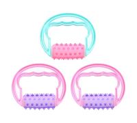CORHAD Handheld Cellulite Massage Roller and Simple Operation 3pcs with Ergonomic Pp Design, Muscle Relief Random Color for Legs and Body for Full Body Relaxation