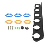 CORHAD Handheld Microphone Holder: Wall Mount Mic Stand Holder Mount for Audio Setup - Wall Wired Wireless Mic Hanger Easy Microphone Organizer Six Holes