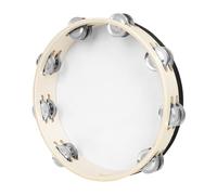CORHAD Handheld Tambourine with Peace Dove Design for Educational Percussion Instrument Plastic Frame Suitable for Music Classes Dance Birthday Parties and Stage Performances