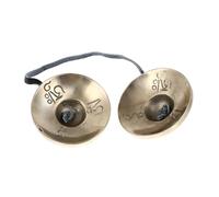 CORHAD Handmade Copper Cymbals Bell for Yoga Meditation Small Simple Percussion Instrument with Harmonic Tones Portable Mindfulness Tool for Sound Healing and Spiritual Practice