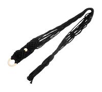 CORHAD Handwoven Macrame Guitar Hanger for Wall Storage Delicate Woven Ukulele Holder for Home Decor and Instrument Organization