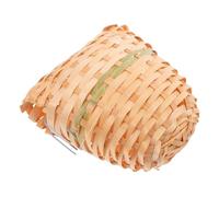 CORHAD Handwoven Natural Bamboo Bird Nest with Built Hook Small Bird Shelter for Outdoor Nesting Artisan Crafted Resting House for Wildlife and Garden Decor