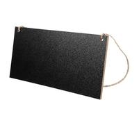 CORHAD Hanging Chalkboard Sign with Smooth Surface and Resistance to Wear and Tear, Rectangular Wood Memo Board for Gardens and Office Buildings, Space Saving Design Black Blackboard