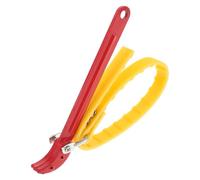 CORHAD Heavy Duty Water Filter Wrench with Compact Design, Adjustable Strap Wrench Made of Iron and PVC, Convenient Tool for Whole House Filter Maintenance and Repair