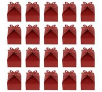 CORHAD Hollow-out Butterflies Candy Boxes 50pcs Red Paper Box for Wedding Candy and Biscuit Containers Suitable for Various Occasions