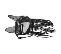 CORHAD Horse Fly with Ears Medium Size, Lightweight Breathable Mosquito Horse Head Face with Soft Skin-Friendly Material and Detachable Fringe for Equine Fly