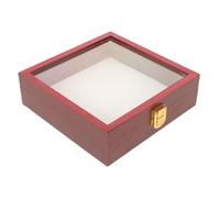 CORHAD Insect Display Case with Clear Acrylic Top Square Shadow Box Frame for Butterfly and Flower Specimen Collection Protective Botanical and Entomological Storage Box