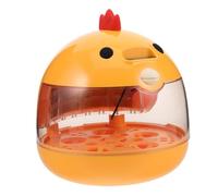 CORHAD Intelligent Egg Incubator for Small Eggs with Auto Temperature and Humidity Control Portable Quail and Chicken Hatching Equipment for Home Farm and Laboratory Use Yellow