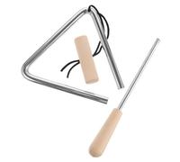 CORHAD Interactive Boys and Girls Music Triangle Instrument Set for 'six The Musical' Education Triangle Percussion for Musical Learning