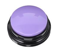 CORHAD Interactive Recordable Dog Communication Button for Training and Behavior Aid Material Pet Talking Button Purple Enhances Owner and Energy Distraction