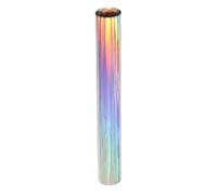 CORHAD Iridescent Rainbow Window Film Decorative Holographic Glass Sticker with Multicolor Shine Artistic Photography Filter for Home Decor and DIY Crafts