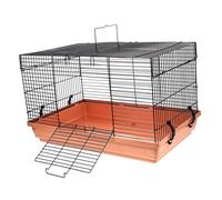 CORHAD Iron Wire Hamster Cage Large Space Travel Case for Dwarf Hamsters Gerbils Mice Portable Small Animal Housing Easy to Clean and Observe