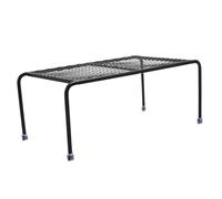 CORHAD Iron Wire Reptile Platform Lounge Stand with Hollow Design for Small Animals and Lizards Multi-functional Feeding Storage Rack Suitable for Guinea Pigs and Bearded Dragons