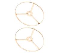 CORHAD Lamp Shade Ring Frame 2Pcs Iron Wire Holder 15Cm Diameter for DIY Pendant and Table Lamps Home and Office Lighting Accessories