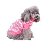CORHAD Large Dog Coat Knitted Sweater Turtleneck Dog Christmas Costume Pajamas Winter Warm Party High Collar