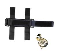 CORHAD Leather French Horn Hand Grip Strap Wear Resistant Hand Pad Easy to Adjust Horn Handle Cover Protector