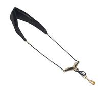 CORHAD Leather Sax Harness Saxophone Shoulder Strap Snap Hook Comfortable for Sax Players Soprano Alto