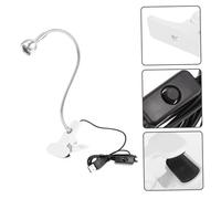 CORHAD Level UV Nail Art Lamp with Fluorescent Detection for Manicure and Gel Curing Silver Desktop Nail Dryer Protects Hands and Eyes Professional Salon Table Lamp