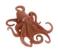 CORHAD Lifelike Octopus Model Brown Sea Animal for Fish Tank Decoration Colorfast Non-fading Aquarium Ornament Early Education Tool and Party Prop Realistic Ocean Creature Figurine