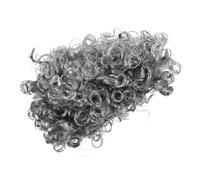 CORHAD Light Grey Curly Short Wig for Costume Parties Grandpa Accessories Lightweight Breathable Hairpiece for Halloween Day of School Cosplay Adult Hair