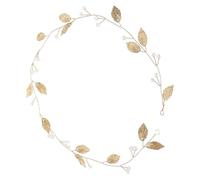 CORHAD Lightweight Alloy Wedding Headwear Hair Band Delicate Leaf Design, Handcrafted Hair Accessory for Women, for Wedding Parties and Bridal Occasions