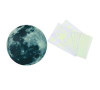 CORHAD Luminous Moon and Stars Wall Stickers Glow in Dark Decals PVC Sky Pattern Self-Adhesive Night Light Background Decor for Nursery Ceiling