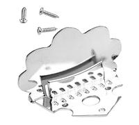 CORHAD Mandolin Tailpiece Replacement Made of Stainless Steel with Silver Finish, Easy Installation and Enhanced Playing Experience, Traditional String Instrument Part for Mandolin