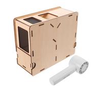 CORHAD Manual Bird Seed Shell Remover with User-friendly Operation and Manual Wind Control Acrylic Grain Blowing Machine for Efficient Bird Food Cleaning for Home Use