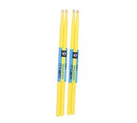CORHAD Maple Drumsticks 5a Lemon Yellow 4pcs Colored Wood Percussion Sticks for Drumming Practice and Performance
