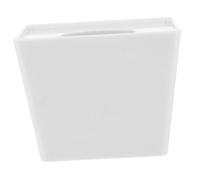 CORHAD Microphone Flag Station White Cover for Wireless Interview Mic Easy Install Mic Logo Cube Holder for Professional Broadcast and News Interviews