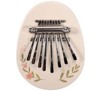 CORHAD Mini Kalimba Thumb Piano Key Portable Wood Finger Piano Water-based Paint Christmas for Beginners Musicians to Learn Musical Toys