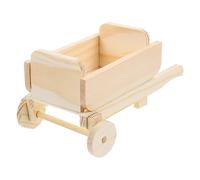 CORHAD Miniature DIY Wooden Cart Model Unfinished Mini Farm Cart for Painting and Tabletop Decor for Dollhouses and Landscape Display Creative Hobbyists