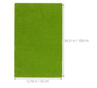 CORHAD Model Lawn Paper Turf Mat 33X100Cm Artificial Grass Sheet for DIY Sand Table Building Landscape Model Outdoor Scenery Craft Material in Yellow-Green