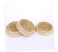 CORHAD Multifunctional Natural Woven Pet Bird Nest for Hamsters and Small Birds Rustic Breeding and Hatching Box Round Grass Nest Bowl Suitable for Small Pets Up Random Color