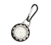 CORHAD Multifunctional Quartz Fob Watch with Fluorescent Display Carabiner Clip for Backpackers Hiking Camping Climbing Portable Outdoor Timekeeper Random Color