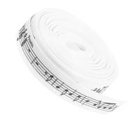 CORHAD Music Note Wrapping Ribbon Yards Polyester Satin Decorative Ribbon for DIY Packaging Crafting Printed Musical Pattern for Party Decorations and Festive Home Decor