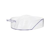 CORHAD Nail Art Polish Remover Soak Hand Bowl Nail Soaking Bowl Acrylic Groove Design Raised Middle Part Environmentally Friendly Polishing Tool for Beauty Salon