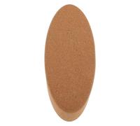 CORHAD Natural Cork Yoga Block Oval Shape for Dance Pilates Stretching High-density Support for Wrist Heel Calf Raise Versatile Fitness Gym Equipment with Enhanced Grip Stability