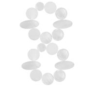 CORHAD Natural White Shell Saxophone Key Buttons Alto Tenor Soprano Saxophone Key Pads Inlays Precise Musical Instrument Repairing Accessories for Smooth Finger Movement and Elegant