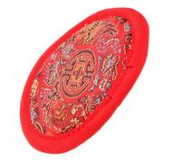 CORHAD Nepalese Hand-sewn Wool Meditation Bowl Cushion Pad Red Singing Bowl Mat Accessory for Prayer and Yoga