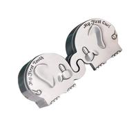CORHAD Newborn Keepsake Box Made of Silver Zinc Alloy Elephant Shape Smooth Surface for My First Tooth and Curl Holder for Baby Boys and Girls in Boys and Girls Nursery