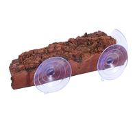 CORHAD Non-slip Turtle Platform with Strong Suction Cup Natural Bark Texture Reptile Resting and Basking Playground Aquarium Decoration for Turtles Tortoises Frogs and Lizards