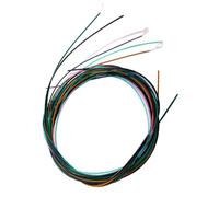 CORHAD Nylon and Metal Guitar Strings Set, Easy to Replace Practical Replacement Strings for Folk and Acoustic Guitars with User-friendly Design