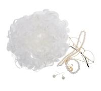 CORHAD Old Lady Wig Glasses Set Women's Costume Accessory for Halloween Cosplay Themed Events