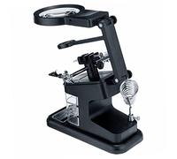 CORHAD One Soldering Station Kit Magnifying Glass Third Hand Tool Led Lights Magnification for Repairing