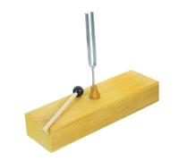 CORHAD Original Healing Tuning Forks Tuning Fork Wooden Knocker Acoustics Vibration Experimental Instrument for Teaching Random Color